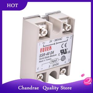 [Chandrae] Industrial Solid State Relay SSR 40A with Protective Flag SSR-40DA 40A DC control AC