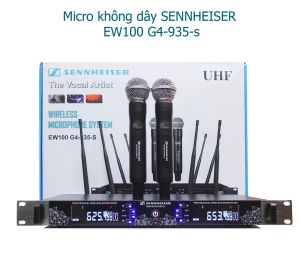 Micro Không Dây Sennheiser EW 100 G4-935-SCảm Biến Gia TốcMicro Sử Dụng Cho Karaoke Gia ĐìnhDàn Karaoke Kinh DoanhSân KhấuPhòng Trà.