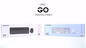 Fantech GO WK901 Wireless Keyboard Mouse Combo Silent Keys Ultra-Thin Design with 2.4GHz Stable Wireless Connection