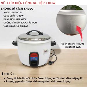 Nồi cơm điện công nghiệp to 8L 13l - 45L Cuckoo lớn Bền Dày Nấu Cơm Ngon BH 12 Tháng
