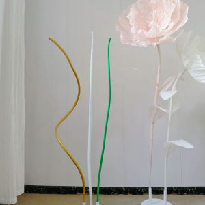 [Habilulu] 5M Party Decoration Styling Tube PVC Aluminum Plastic Molding Pipe For Baby Shower Birthday Christmas Wedding DIY Propsr