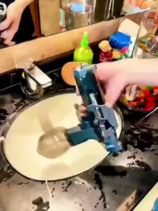 (Hoả Tốc HN) Súng Đồ Chơi Phun Nước Điện Có Giảm Thanh Đèn Led Chiều Theo Tia Nước
