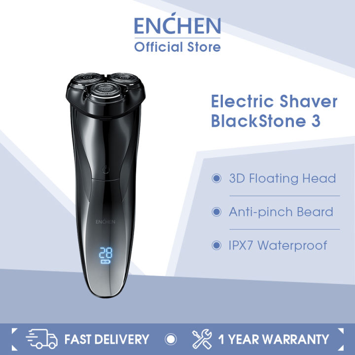 Enchen Electric Shaver BlackStone 3 3D Trimmer Shaver Men Waterproof ...