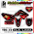 Sticker Striping Kawasaki KLX Lama - Stiker Striping Variasi KLX Lama. TBS.SF.23. 