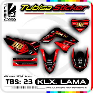 Sticker Striping Kawasaki KLX Lama - Stiker Striping Variasi KLX Lama. TBS.SF.23