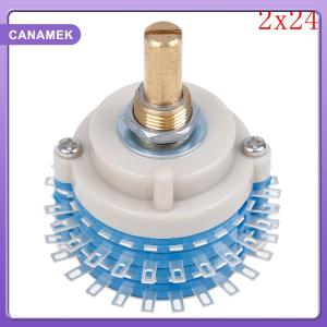 【CANAMEK】 2Pole 24step 2x24 rotary switch attenuator volume control DIY pot potentiometer
