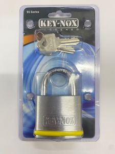 KEYNOX KX95/56 Heavy Duty Stainless Steel Padlock 56MM Anti-Cut Hardened Shackle Mechanical Security Lock