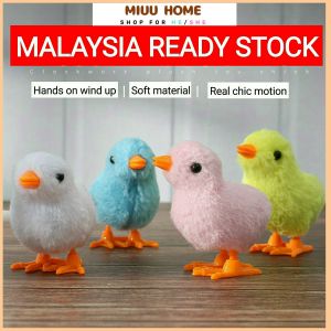 Cute Little Chicken Wind Up Jumping Stuffed Toys for Kids | Mainan Budak Anak Ayam Comel Melompat Mainan Murah