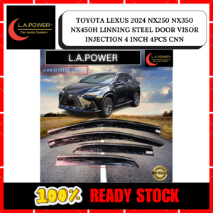 TOYOTA LEXUS 2024 NX250 NX350 NX450H LINNING STEEL DOOR VISOR INJECTION 4 INCH 4PCS CNN