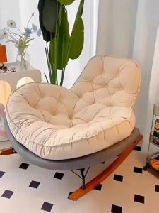 Simple Modern Lazy Sofa Rocking Chair Sofa Chair Living Room Balcony Lazy Chair