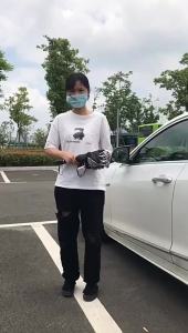 LZD  New Tesla Umbrella Car Sunshade Front Windscreen Sun Visor in Stock Retractable Car Sunshade