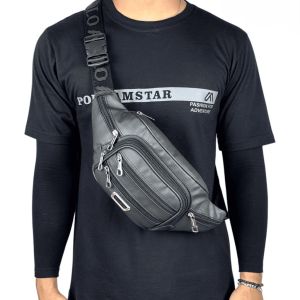 Tas Selempang Waterproof Polo Amstar 7 Ruang Waist Bag Tas Pinggang Pria Wanita