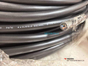 THAI YAZAKI สายไฟ VCT-G 4x2.5/2.5 Sqmm. ยาว 10 เมตร