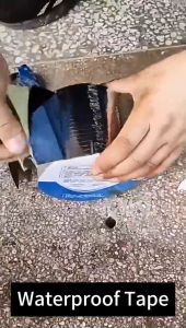 Waterproof Butyl Rubber Tape - High Temperature Resistant Leakproof Tape for Roof Leak Repair Pita Penampal Kebocoran Bumbung Aluminium Foil Gam Kuat