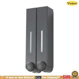 [Vodool]Shower Soap Dispenser No Drill Wall-Mounted Bathroom Soap Dispenser with Adjustable Pump for Easy Dispensing