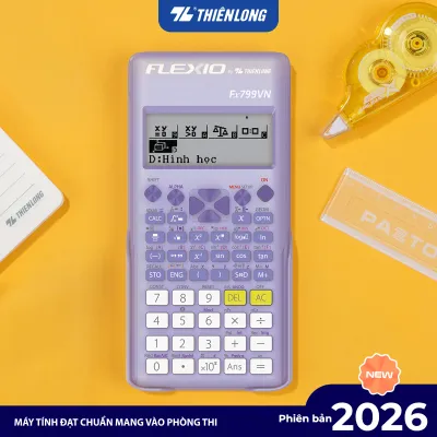 Máy tính khoa học Thiên Long Flexio Fx799VN - Máy tính học sinh sinh viên bảo hành 7 năm được phép mang vào phòng thi