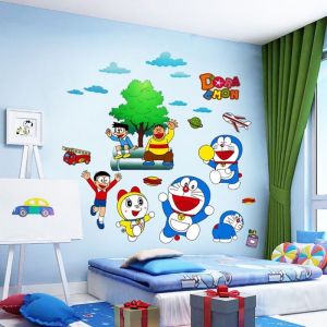 Decal dán tường doremon đáng yêu cho bé sẵn keo dán