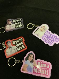 Gantungan kunci terbaru custom Bebas request