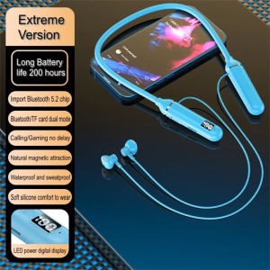 YOVONINE 100ชั่วโมงกับ TF -Card คอติดตั้งหูฟังบลูทูธชุดหูฟังบลูทูธไร้สายเฮดโฟนแบบเสียบหูหูฟังสำหรับเล่นกีฬาชุดหูฟังบลูทูธ