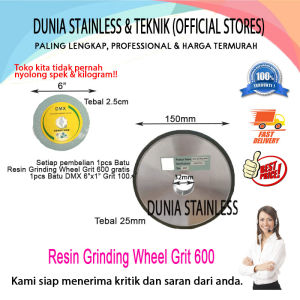 Batu Gosok Resin Grinding grit 600 + DMX 6x1 grit 100 aksesoris teknik bengkel