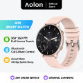 Aolon GTR สมาร์ทวอทช์ smart watch กันน้ำ สมาร์ทโฟน เครื่องมือวัดอัตราการเต้นของหัวใจ สำหรับผู้ชาย กีฬา เฝ้าดูการนอนหลับ ออกซิเจนในเลือด นาฬิกาลูทูธ สำหรับผู้หญิง สำหรับ Android IOS สมาร์ทวอทช์. 