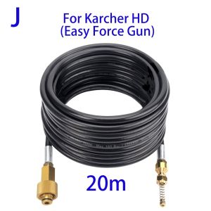 20m Pressure Washer Sewer Drain Water Cleaning Hose Car Washer Pipe Line Cleaning Kit Sewage Jet Hose High Pressure Pipe Cleaner