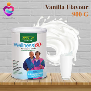 Appeton Wellness 60+ Nutrition Milk for Senior Geriatric Nutrition OR Diabetic - Vanilla 900G