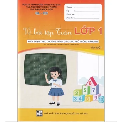 Sách - Vở Bài Tập Toán Lớp 1 (Tập 1 - Cánh Diều)