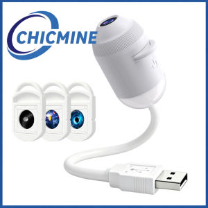 Chicmine USB Projector Lamp Starry Sky Night Light with Clear Image And Adjustable Brightness Touch Control 2-in-1 Night Light And Star Projector for Home Travel
