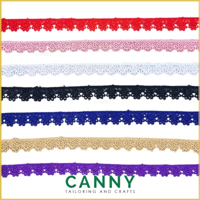 (1 Meter) Lace Baju / Renda Baju / Lace Fabric / Lace Telekung / Lace for Blouse / Decorative Border Lace [LC-XY1251]