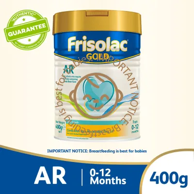 Frisolac Gold AR 400 g - Specialty Infant Baby Milk Formula for Newborn 0-12 months