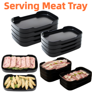 Hot Pot Serving Meat Dish Barbecue Restaurant Plates Square Hotpot Self-service Plate Barbecue Side Dish Sushi Plate Hotpot Restaurant Tableware