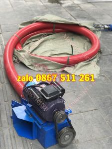 Máy hút lúa lên lò sấy máy hút hạt cà phê cần lò so 6m