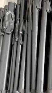 Small-Head Cue Stick Case Cue Bag Cue Tube - 1/2 Cue Tube with 2 Holes Detachable Large-Head Cue Bag