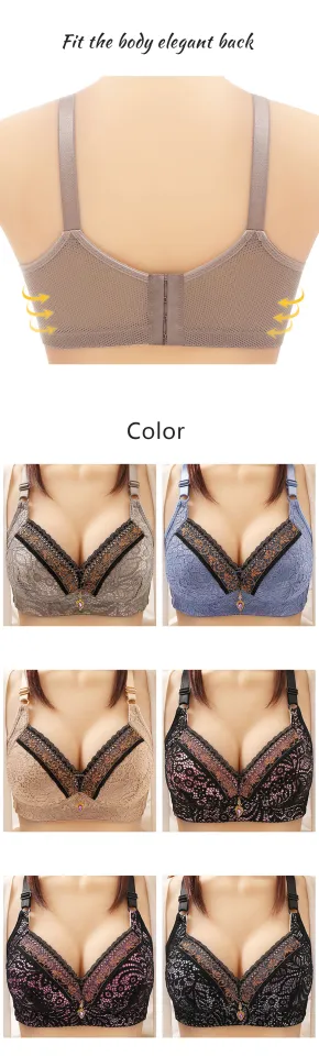 Size Bra Sexy Lingerie Thick Cup Bras for Women Solid Padded