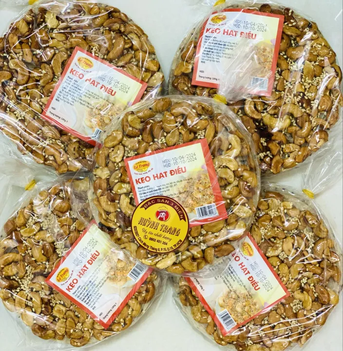 Kẹo Hạt Điều Bánh Đa Lê Trang đặc sản Tây Ninh 1 Bịch (2 miếng)
