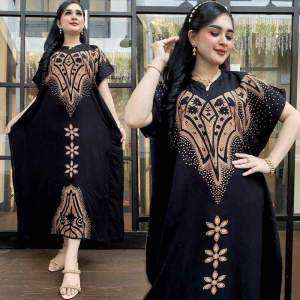 Daster Wanita Lengan Pendek  Anak Perempuan Rayon Premium Batik Cap Malaman Pekalongan Tali Belakang Kantong Samping Adem Kekinian Remaja LD 110 Busui Terbaru Murah Cuci Gudang Baju Tidur Wanita Anak Perempuan Pakaian Santai TS 5