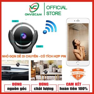 [CÓ PIN - DỄ DI CHUYỂN] Camera WIFI KM01 HD1080P Hình ảnh siêu nét phát hiện chuyển động quan sát gia đình tiện lợi