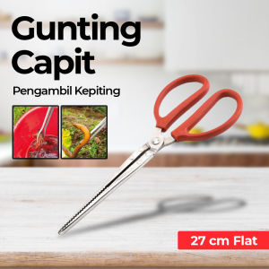 Capitan Crab Tongs untuk Capit Makanan Kepiting Gorengan Bahan Stainless