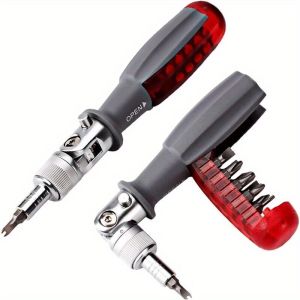 Tô Vít Đa Năng Trợ Lực Xoay 180 Độ – Bộ Tua Vít Nhật Kèm 10 Đầu Vít Chuyên Dụng Xoay Linh Hoạt Vặn Mạnh Mượt