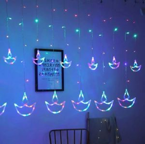 LED anchor curtain lights string bedroom Christmas wedding decoration lights brilliant girl heart colorful lights small night lights