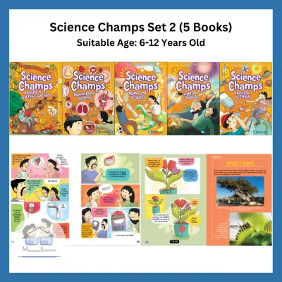 [SG STOCK] WS E - Science Champs All Titles - Age 6-12+ Children Primary School Science Comic Singapore MOE Syllabus Learning Book