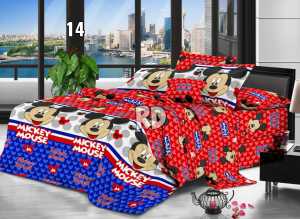 SPREI MURAH PROMO 180x200 SATU SET KARAKTER  MOTIF HELLO KITTY BAHAN KATUN HALUS PREMIUM ANTI LUNTUR