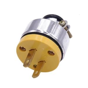 Waterproof American 125V 15A L5-15P L5-20P US Industry Power Plug Triprong Assembly Wire Receptacle Connectors Socket