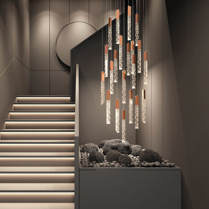 Staircase Chandelier Living Room Light High Pendant Light Staircase ...