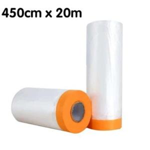 Covering Film Masking Tape Cover Plastik Pelindung Cat Penutup Furniture Anti Debu