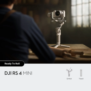 DJI RS 4 Mini & RS4 Mini - Intelligent Tracking and Compositions | Handles Camera and Smartphone | Automated Axis Locks
