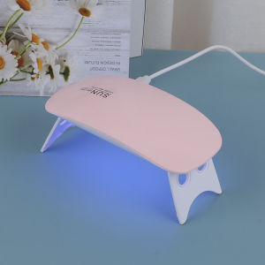 [Ready Stock]6W Nail Art Dryer LED UV Lamp Portable Micro Nail Art UV Gel Varnish Curing Machine For Home Use USB Charging Manicure Tool