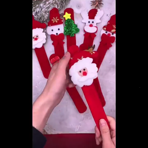 Christmas Clapper Bracelet Kids Clapper Christmas Wrist Bracelet Decoration Graduation Party Decorations