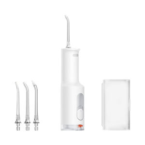 Xiaomi Mijia Oral Irrigator Dental Teet Water Flosser F300 เครื่องล้างฟันพกพา 240 มล นวัตกรรมพัลส์กระเจิง 4 โหมด 3 หัวฉีด